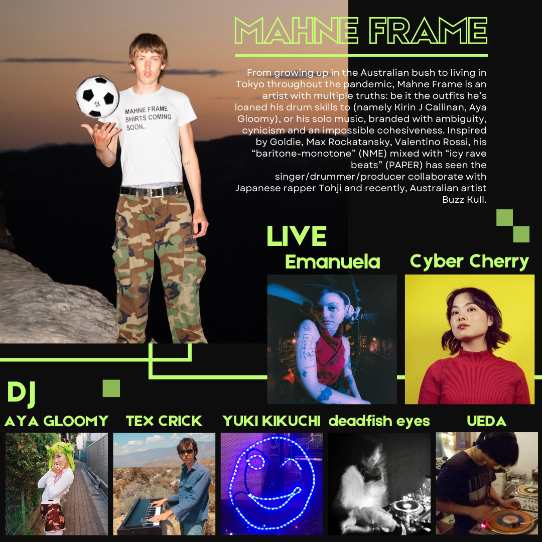 MAHNE FRAME LIVE IN TOKYO