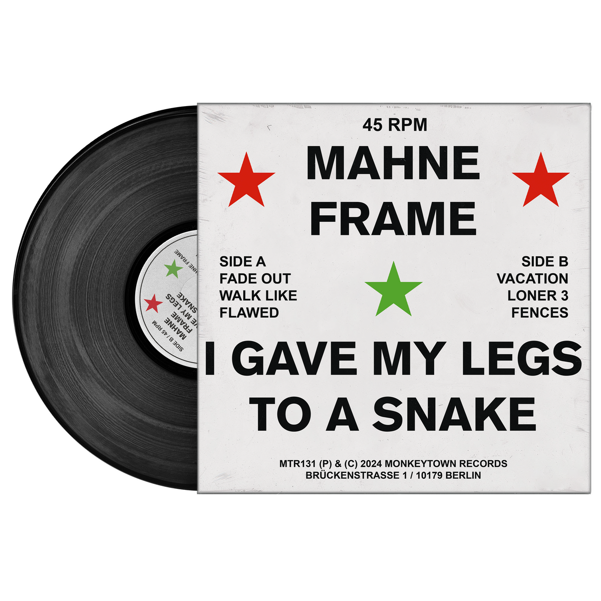 I GAVE MY LEGS TO A SNAKE (LP)