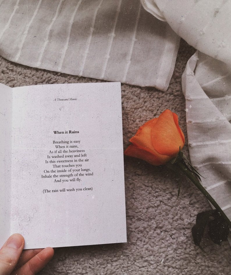 a poetic zine A Thousand Moons(Zine)